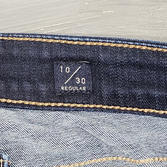 Lucky Brand Jeans Mid Rise Straight Sweet Size 10/30 Dark Wash - Picture 4 of 13